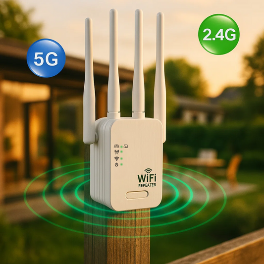 WiFi Repeater – Stabil Dækning til Hele Hjemmet