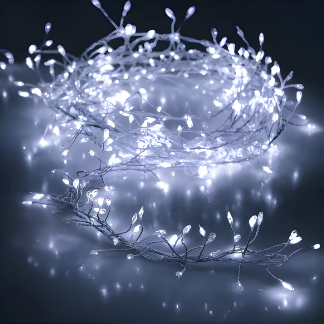Ledsen™ FairyLights: Strålende Fyrværkeri Tråd LED Streng Fe Lys