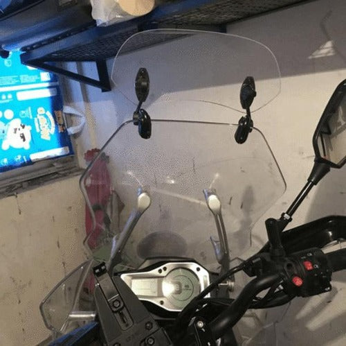 Udvidelse til motorcykelvindskærm