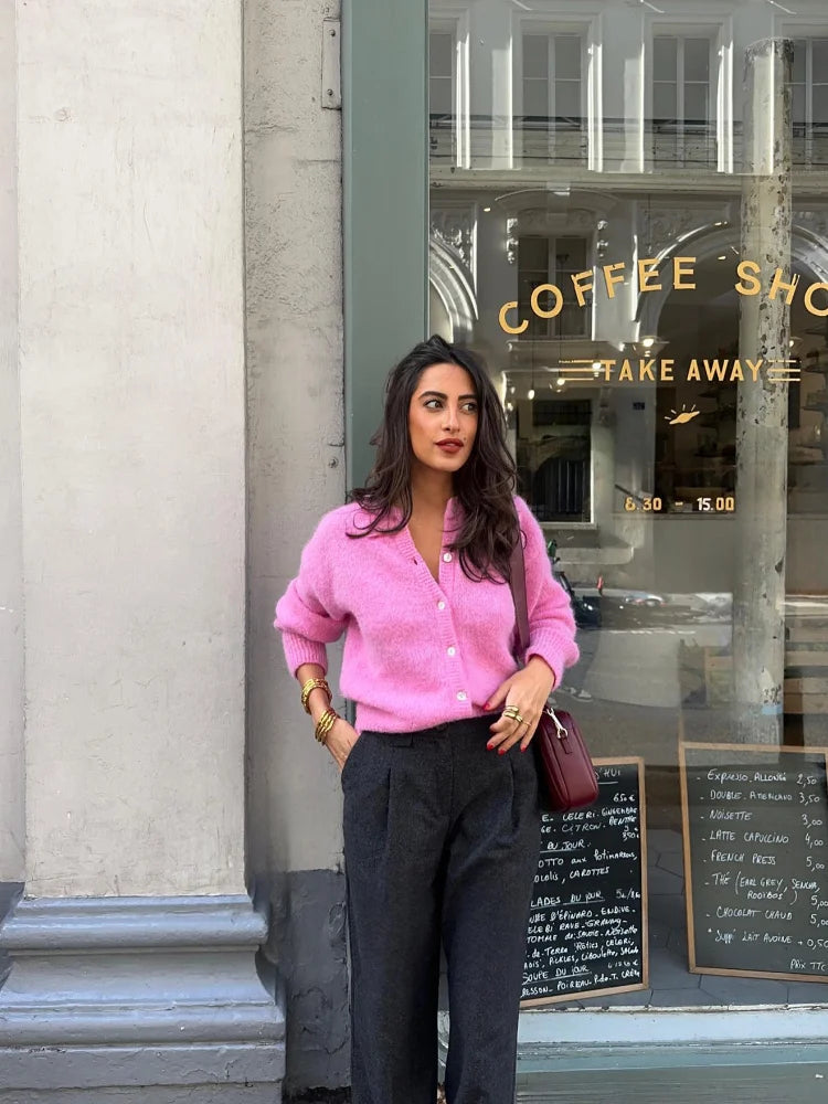 Mohair Cardigan – Blød og Tidløs Komfort