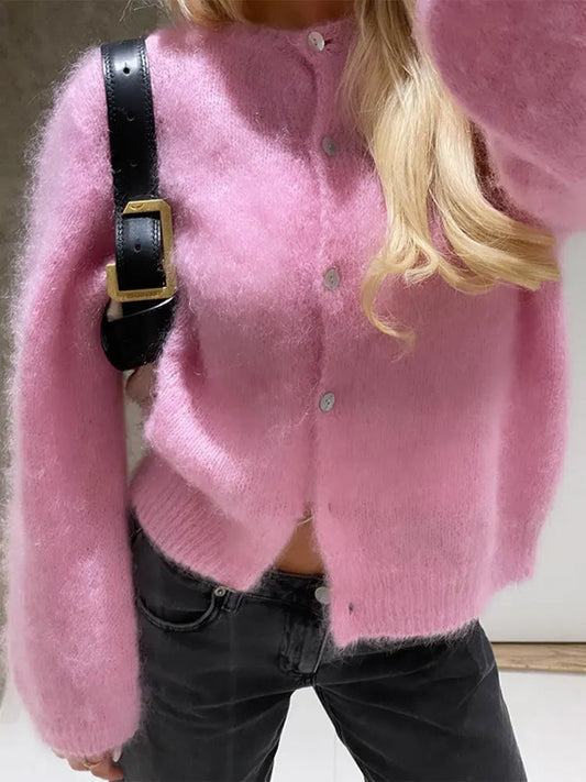 Mohair Cardigan – Blød og Tidløs Komfort